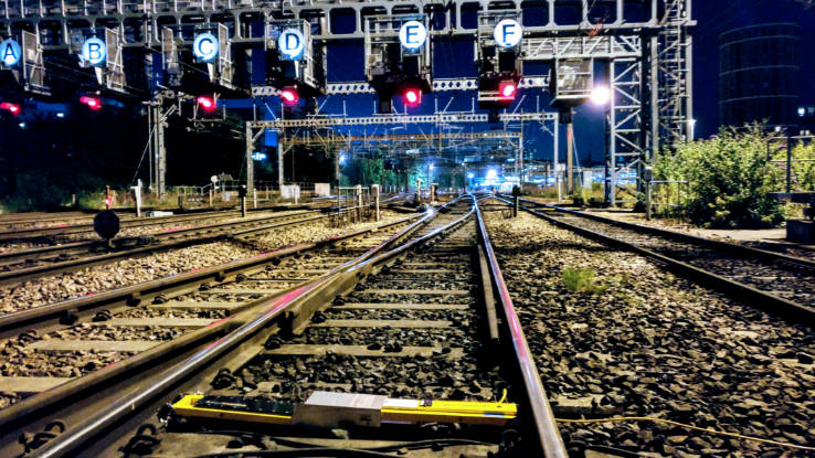 Workforce safety railways - ZKL 3000 RC in track