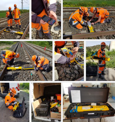 Remotely operated TCOS ZKL 3000 RC tested by SNCF Réseau Infrapôle LR